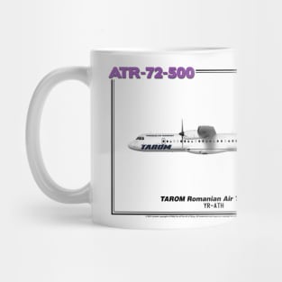 Avions de Transport Régional 72-500 - TAROM Romanian Air Transport (Art Print) Mug